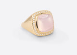 Nightingale ring- rose quartz